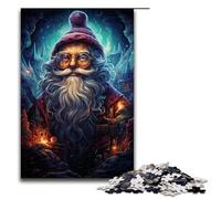 for Adults 1000 The Old Man in Silent Night Jigsaw Puzzles for Wood Jigsaw Christmas Puzzle Gifts 75x50cm