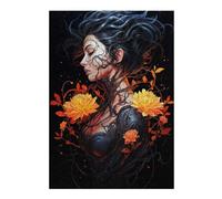for Adults 1000pcs(38x26cm) Puzzle Floral Cyborg Girl Teenagers Puzzles Hands-on Game Pattern Assembly Unique Gifts for Birthday And Christmas 1000pcs(38x26cm)