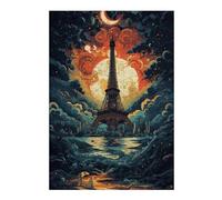 for Adults 1000pcs(38x26cm) S Jigsaw Puzzle Parisian Night Romance Puzzle for Adults Toy Wall Decor Perfect Decoration Challenging Game Gifts 1000pcs(38x26cm) S