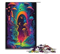 for Adults 1000pcs Man Dreaming AI Art Jigsaw Puzzles for Wood Jigsaw Christmas Puzzle Gifts 75x50cm