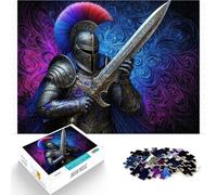for Adults 2000 Piece Jigsaw Puzzle Knights Resplendent Vigil Made of cardboard for age 14 years and over Brain Teaser game Games Toys Gift。size：70x100cm/27.5x39.3inch