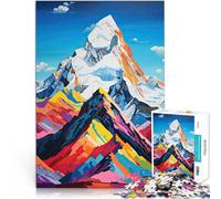 for Adults 2000 Piece Jigsaw Puzzle PopArt Mountains Made of cardboard for age 14 years and over DIY Educational Games because it is ideal as a gift for the whole family。size:70x100cm