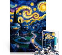 for Adults 2000 Piece Puzzle A Tribute to Van Gogh Made of cardboard Suitable for ages 14 and up Anti-Stress Toys Great gifts and toys。size：70x100cm/27.5x39.3inch