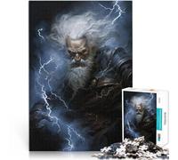 for Adults 2000 Piece Puzzle Perun Slavic Art Made of cardboard Suitable for ages 14 and up Tough challenge learning educational Gift。size：70x100cm/27.5x39.3inch