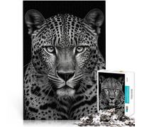 for Adults 2000 Piece Puzzle Portrait of a Leopard Made of cardboard，for age 14 years and over Educational Learning Toys Family Games Difficult Hard Gifts for Women Men 。size：70x100cm