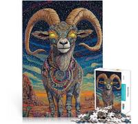for Adults 2000 Piece Puzzle Sacred Goat Made of cardboard,for ages 14 and over Each piece is unique - Fun and challenging game for the whole family It is ideal as a gift for the whole family。