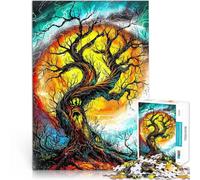 for Adults 2000 Piece Puzzle Twisted Enchanted Tree Made of cardboard Suitable for ages 14 and up Staycation Kill time Gift ideas。size:70x100cm/27.5x39.3inch