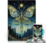 for Adults 2000 Pieces Puzzle Fantasy butterfly totem Made of cardboard，for and from 14 years and over Train your brain and your hands Gift ideas。size：70x100cm/27.5x39.3inch