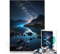 for Adults 2000 Pieces Puzzle Galaxies Reflection Made of cardboard,for age 14+ Vacation at home: killing time Games Toys Gift。size:70x100cm/27.5x39.3inch