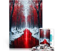 for Adults 2000 Pieces Puzzle Gifts “Bloodstained Forest” Made of cardboard，for and 14 years and over Educational Games Home Decoration game. Interesting Stress Reduction Gifts。size：70x100cm