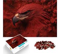 for Adults 2000 Pieces Puzzle Red Eagle Close-up Made of cardboard for and 14 years and over Play toys because it is ideal as a gift for the whole family。size:70x100cm/27.5x39.3inch