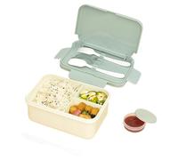 For Adults - 3 Compartments Reinforced Storage Container, Snack Storage Tin - For Use in the Home, Travel, School, Family, Daily Use, Outdoor, Picnic, Arbei