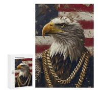 for Adults 300 PCS Jigsaw Puzzle American Bald Eagle Jigsaw for Adults Relaxing Games For Family Fun Challenging Game Gifts 300 PCS