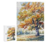 for Adults 300 PCS Jigsaw Puzzle Autumn Oak Splendor Puzzles for Adults Anti-Stress Toys Difficult Hard Fun Activities at Home 300 PCS