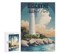 for Adults 300 PCS Jigsaw Puzzle Biscayne National Park Jigsaw for Adults Relaxing Games For Family Fun Challenging Game Gifts 300 PCS
