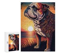 for Adults 300 PCS Jigsaw Puzzle Bulldog Style 1 Teenagers Puzzles Hands-on Game Home Decoration Challenging Game Gifts 300 PCS