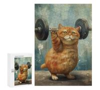 for Adults 300 PCS Jigsaw Puzzle Cat Funny Training Strong Puzzles for Adults Anti-Stress Toys Difficult Hard Fun Activities at Home 300 PCS