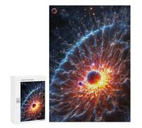 for Adults 300 PCS Jigsaw Puzzle Cosmic Explosion Puzzles for Adults Anti-Stress Toys Difficult Hard Fun Activities at Home 300 PCS