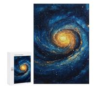 for Adults 300 PCS Jigsaw Puzzle Galactic Whirlpool Painting Jigsaw Puzzles for Adults Staycation Kill Time Every Piece Is Unique - Great Gift for Gaming 300 PCS