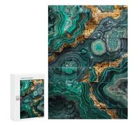 for Adults 300 PCS Jigsaw Puzzle Gilded Agate Collage Puzzle for Adults Family Game Precision Cutting Fun Activities at Home 300 PCS