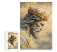 for Adults 300 PCS Jigsaw Puzzle Golden Crowned Majesty Jigsaw Puzzles for Adults Staycation Kill Time Every Piece Is Unique - Great Gift for Gaming 300 PCS