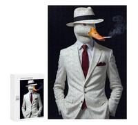 for Adults 300 PCS Jigsaw Puzzle Goose Duck in White Suit Puzzles for Adults Anti-Stress Toys Difficult Hard Fun Activities at Home 300 PCS