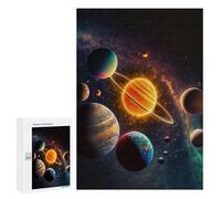 for Adults 300 PCS Jigsaw Puzzle Planetary Odyssey in Space Adult Jigsaw Family Game Precision Cutting Unique Birthday And Xmas Gifts 300 PCS