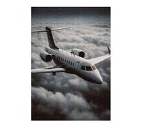 for Adults 300 PCS Jigsaw Puzzle Private Jet Flying Jigsaws for Adults Family Game Difficult Hard Challenging Game Gifts 300 PCS