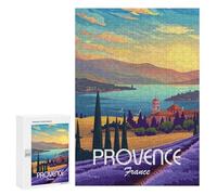 for Adults 300 PCS Jigsaw Puzzle Provence France Teenagers Puzzles Hands-on Game Home Decoration Challenging Game Gifts 300 PCS