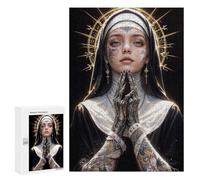 for Adults 300 PCS Jigsaw Puzzle Rebel Nun Jigsaw for Adults Relaxing Games For Family Fun Challenging Game Gifts 300 PCS