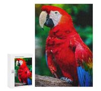 for Adults 300 PCS Jigsaw Puzzle Red Yellow And Blue Parrot Puzzles for Adults Anti-Stress Toys Difficult Hard Fun Activities at Home 300 PCS