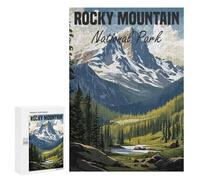for Adults 300 PCS Jigsaw Puzzle Rocky Mountain National Park Teenagers Puzzles Hands-on Game Home Decoration Challenging Game Gifts 300 PCS