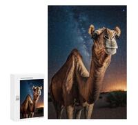 for Adults 300 PCS Jigsaw Puzzle Spirit Animal Camel Teenagers Puzzles Hands-on Game Home Decoration Challenging Game Gifts 300 PCS