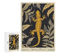 for Adults 300 PCS Jigsaw Puzzle William Morris Salamander Puzzle for Adults Family Game Precision Cutting Fun Activities at Home 300 PCS