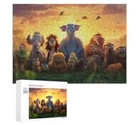 for Adults 300 PCS Puzzle Animals Gather Around Waterhole Adult Puzzles Hands-on Game Improve Memory Unique Gifts for Birthday And Christmas 300 PCS