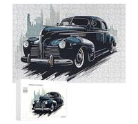 for Adults 300 PCS Puzzle Black Car Vintage Jigsaw Relax Games Perfect Decoration Unique Gifts for Birthday And Christmas 300 PCS