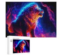 for Adults 300 PCS Puzzle Galactic Lion Roar -1 Adult Puzzles Hands-on Game Improve Memory Unique Gifts for Birthday And Christmas 300 PCS