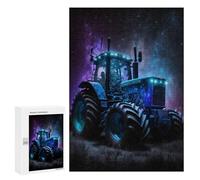 for Adults 300 PCS Puzzle Galactic Tractor Lights Jigsaw Puzzles for Adults But Fun And Humorous for Birthday, Chrismas for Is Ideal As A Gift 300 PCS