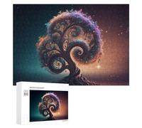 for Adults 300 PCS Puzzle Magical Cosmic Tree -2 Adult Puzzles Hands-on Game Improve Memory Unique Gifts for Birthday And Christmas 300 PCS