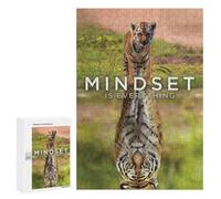 for Adults 300 PCS Puzzle Mindset Tiger Motivaiton Jigsaw Puzzles for Adults But Fun And Humorous for Birthday, Chrismas for Is Ideal As A Gift 300 PCS