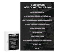 for Adults 300 PCS Puzzle Navy Seals Life Lessons Jigsaw Puzzles for Adults But Fun And Humorous for Birthday, Chrismas for Is Ideal As A Gift 300 PCS