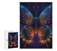 for Adults 300 PCS Puzzle Neon Butterfly Artwork -1 Adult Puzzles Hands-on Game Improve Memory Unique Gifts for Birthday And Christmas 300 PCS