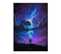 for Adults 38x26cm/1000pcs Jigsaw Puzzle Fantasy Thunder Landscape Adult Jigsaw Brain Teaser Game Enhance Memory Unique Birthday And Xmas Gifts 38x26cm/1000pcs