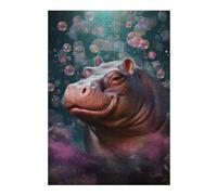for Adults 38x26cm/1000pcs Jigsaw Puzzle Underwater Hippo Adventure-2 Jigsaw for Adults Brain Teaser Game Presents for Women Fun at Home Activities, 38x26cm/1000pcs