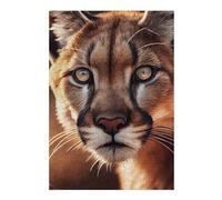 for Adults 38x26cm/1000pcs Jigsaw Puzzle Wild Cat Close-Up Jigsaw for Adults Brain Teaser Game Presents for Women Fun at Home Activities, 38x26cm/1000pcs