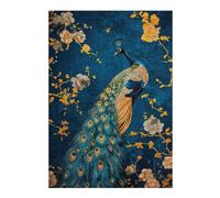 for Adults 38x26cm/1000pcs Puzzle Abstract Peacock Kintsugi Jigsaw for Adults Fun Games Hand Speed Race Unique Gifts for Birthday And Christmas 38x26cm/1000pcs