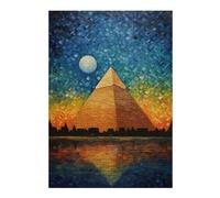 for Adults 38x26cm/1000pcs Puzzle Cairo Pyramids Art Adult Puzzles Hands-on Game Improve Memory Unique Gifts for Birthday And Christmas 38x26cm/1000pcs