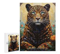 for Adults 500 PCS Jigsaw Puzzle Amazon Jungle Leopard Majesty Puzzle for Adults Family Game Precision Cutting Fun Activities at Home 500 PCS