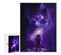 for Adults 500 PCS Jigsaw Puzzle Astronaut in Cosmic Portal -1 Adult Jigsaw Family Game Precision Cutting Unique Birthday And Xmas Gifts 500 PCS