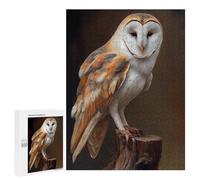 for Adults 500 PCS Jigsaw Puzzle Barn Owl Jigsaw for Adults Relaxing Games For Family Fun Challenging Game Gifts 500 PCS